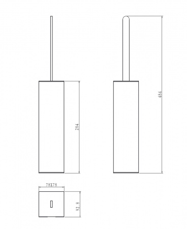 Ершик для туалета Boheme Q 10949-CR хром фото
