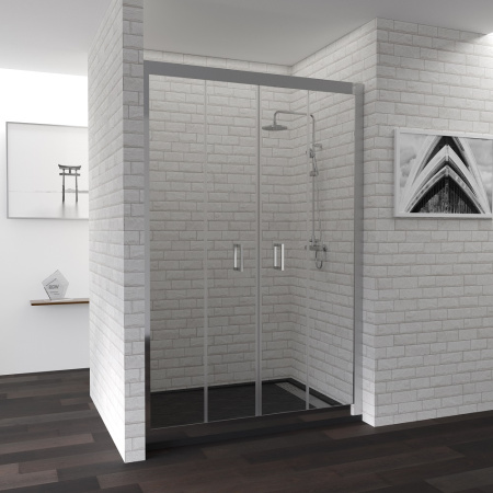 Душевая дверь RGW PA-24 (складная) прозрачная 120 см фото