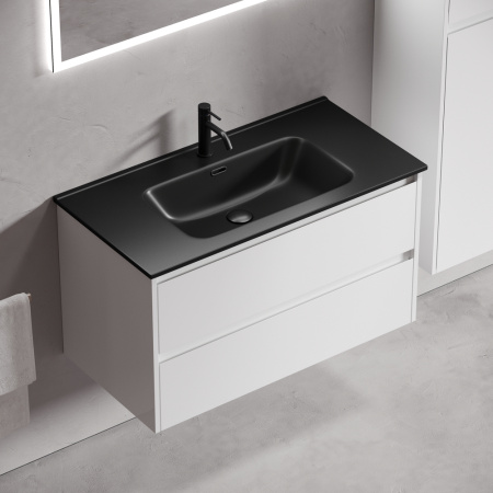 Тумба под раковину Sancos Libra LB90W белая фото