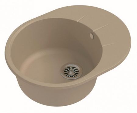 Мойка кухонная Ewigstein Rund R- 45F крем фото