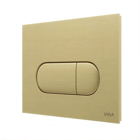Клавиша смыва VitrA Root Square 740-2225 матовое золото фото