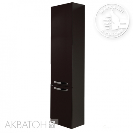Шкаф-колонна Акватон Ария М 1A124403AA430 темно-коричневая фото