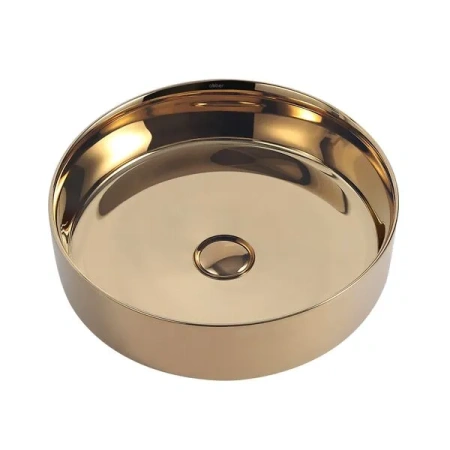 Накладная раковина Abber Bequem AC2109GG 40x40 золото фото