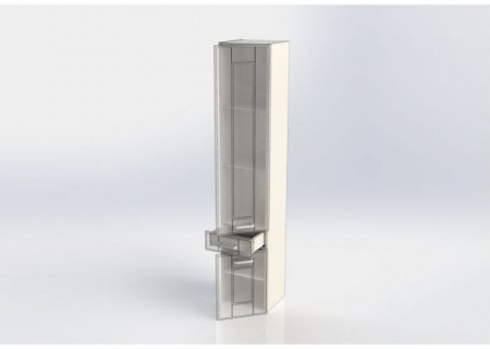 Шкаф-пенал для ванной Aquanet Рондо 35 00189159 фото