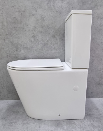 Унитаз напольный CeramaLux NS-2178 с сиденьем soft close фото