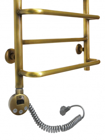 Полотенцесушитель электрический Domoterm Орфей П5 (500х700) (бронза) левый фото