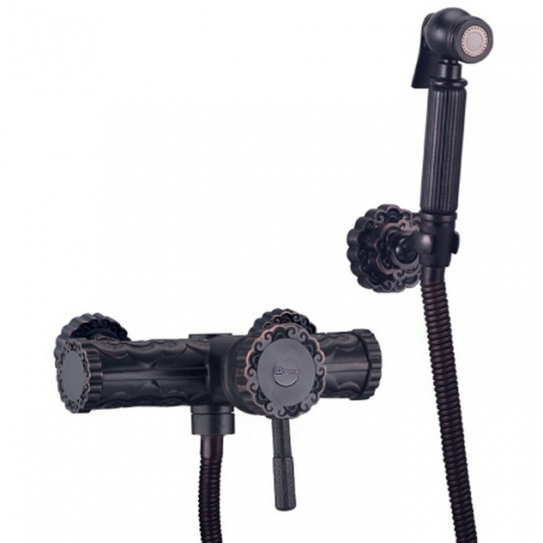 Гигиенический душ со смесителем Lemark Jasmine LM6618ORB фото