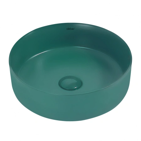 Накладная раковина Abber Bequem AC2108MBG 36x36 зеленая матовая фото