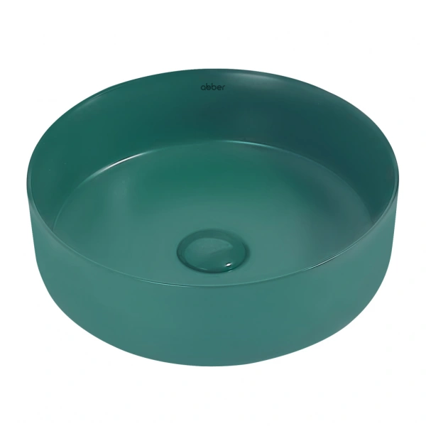 Накладная раковина Abber Bequem AC2108MBG 36x36 зеленая матовая фото