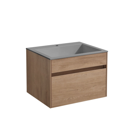 Тумба под раковину Vincea Chiara VMC-2C600NO N.Oak 60 см фото