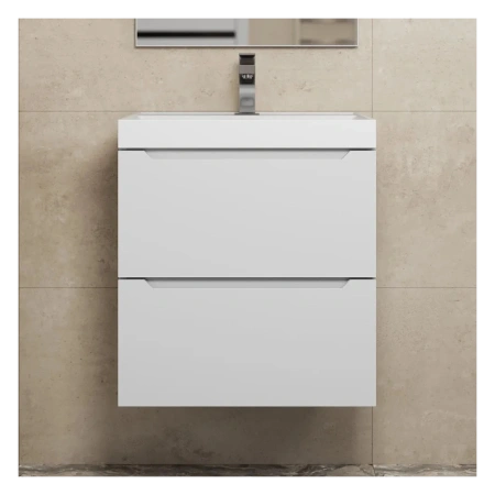 Тумба под раковину Uperwood Tanos 50 2930205147 белая матовая фото