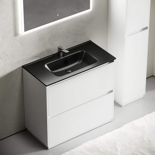 Тумба под раковину Sancos Libra Floor LB90FW белая фото