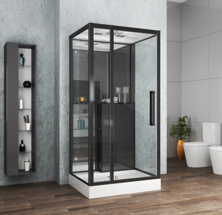 Душевая кабина Grossman GR266 90x100 черная фото