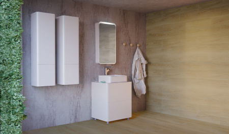 Тумба под раковину Raval Pure 65 Pur.01.65/N/W фото