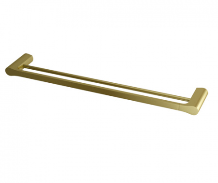 Полотенцедержатель двойной WasserKRAFT Aisch K-5940 матовое золото фото