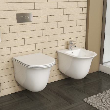 Биде подвесное Grossman GR-В4412 белый глянец фото