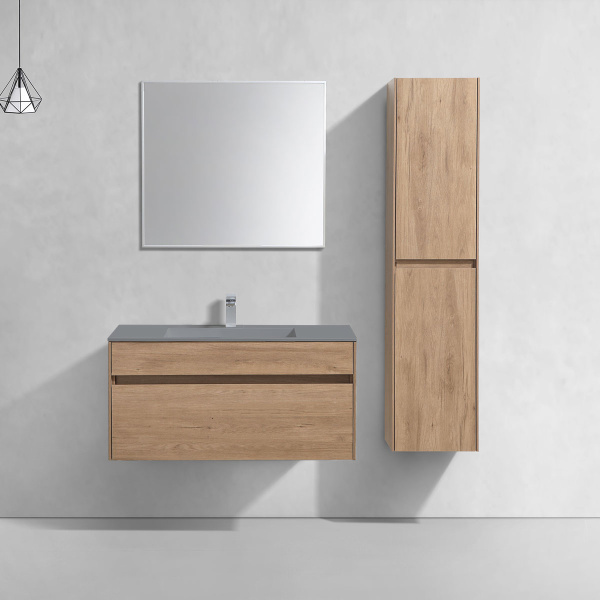 Тумба под раковину Vincea Chiara VMC-2C100NO N.Oak 100 см фото