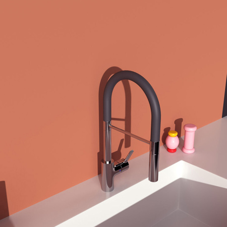 Смеситель для кухни с выдвижным изливом Ideal Standard Gusto BD417AA фото