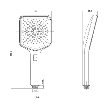 Душевая система скрытого монтажа Vincea Inspire VSFW-421I4MB черная матовая фото