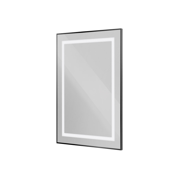 Зеркало с подсветкой и сенсорным выключателем BelBagno SPC-KRAFT-500-900-SENS-NERO 50x90 черное фото