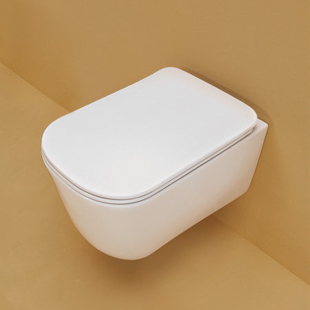 Унитаз подвесной Kerasan Tribeca 511430 белый матовый фото