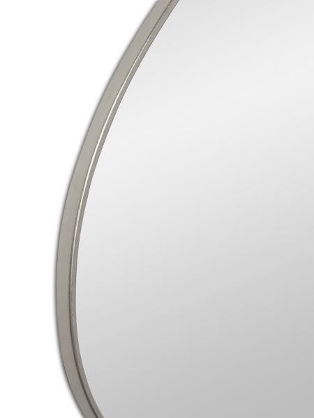 Зеркало в тонкой раме Art-Zerkalo Sten S Silver SM119SL 66x83 серебро фото