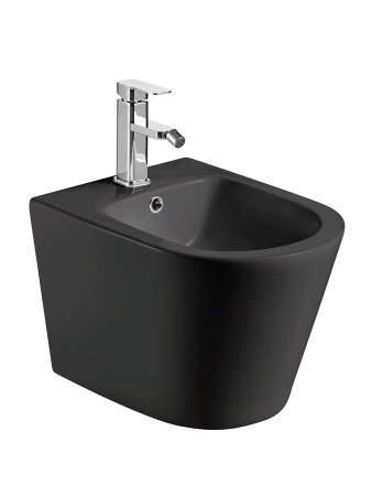 Биде подвесное AQUAme AQM2101MB черный матовый фото