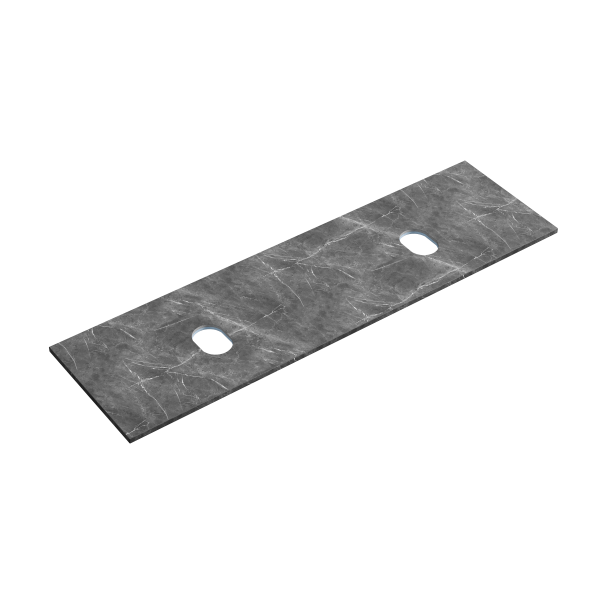 Столешница без отверстия под смеситель Sancos TT160A1 160 см, black sky фото