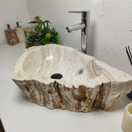 Накладная раковина из оникса Erozy BL EO-01307 (62*43*14) фото