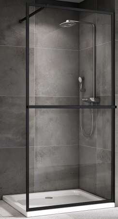 Душевая перегородка ABBER Immer Offen AG60100B8 100 см фото