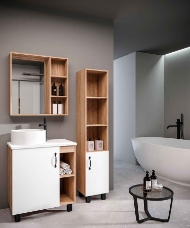 Тумба под раковину Grossman Флай 70 107001 белая фото