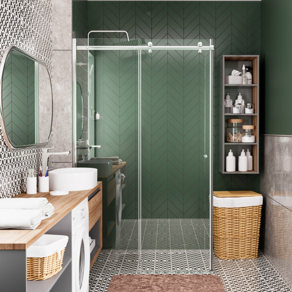 Душевой уголок WasserKRAFT Vils 56R22 100x90 фото