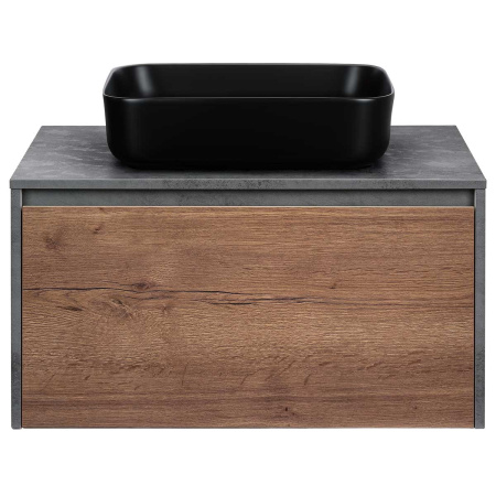 Тумба под накладную раковину Vincea Mesa VMC-2MS800TB 80 см м T.Oak + Beton фото