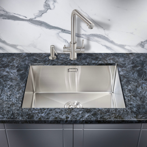 Мойка для кухни из нержавеющей стали Milacio Denia 58 MC.77450 58x44 нержавеющая сталь фото