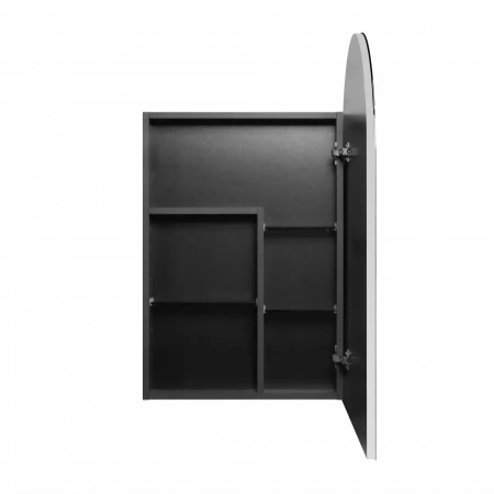 Зеркальный шкаф Акватон Санта-Барбара 60 1A286402CB82R графит, правый фото