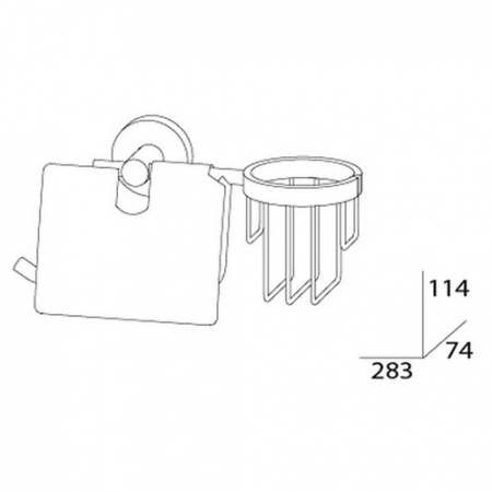 Держатель туалетной бумаги с освежителем Artwelle Harmonia HAR 051 фото