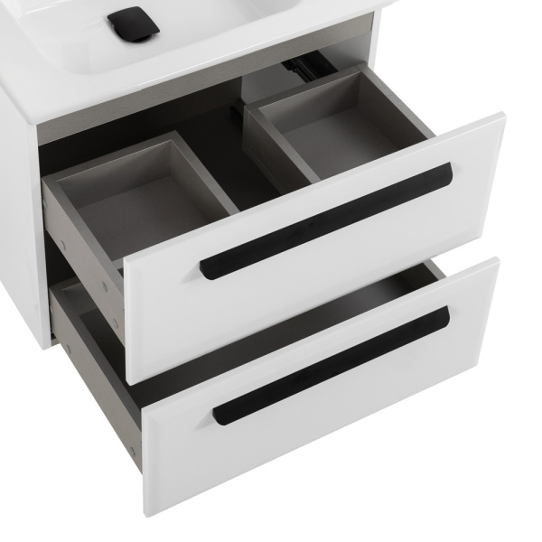 Тумба под раковину Cezares Eco 70 ECO-CER-N-700-2C-SO-BL 70 см, Bianco Lucido фото