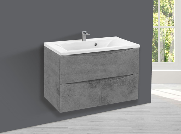 Тумба под раковину Vincea Mia 75 VMC-2MA750BT Beton фото