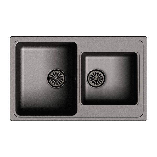 Мойка кухонная Ewigstein Elegant E- 80D черный фото