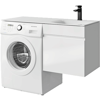 Тумба под стиральную машину Aqwella Duet 115 DU01051 фото