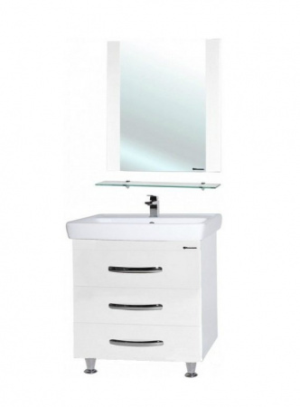 Тумба под раковину Bellezza Рокко-70 белая напольная фото