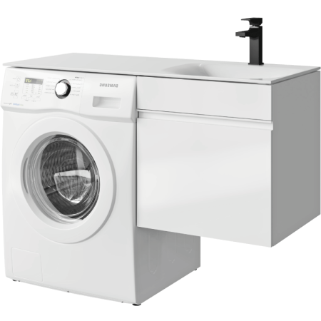Тумба под стиральную машину Aqwella Duet 115 DU01051 фото