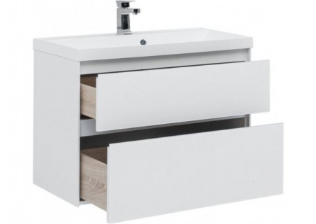 Тумба с раковиной Aquanet Гласс 90 00242525 фото