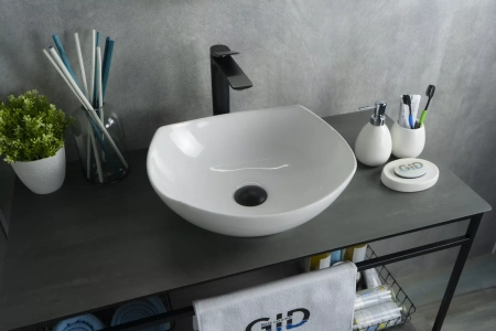 Накладная раковина GID N9412 42х37,5 фото