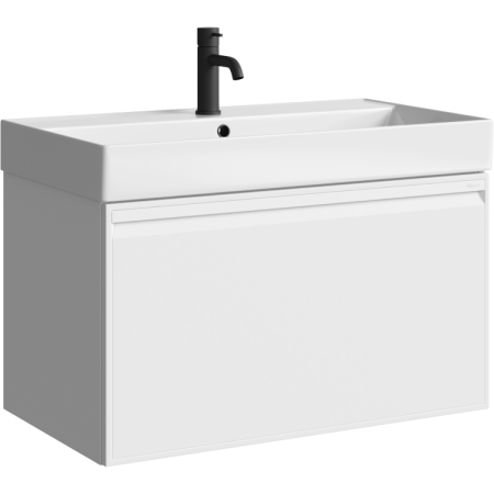 Тумба под раковину Aqwella Pure 81 PUR0108WM белая фото