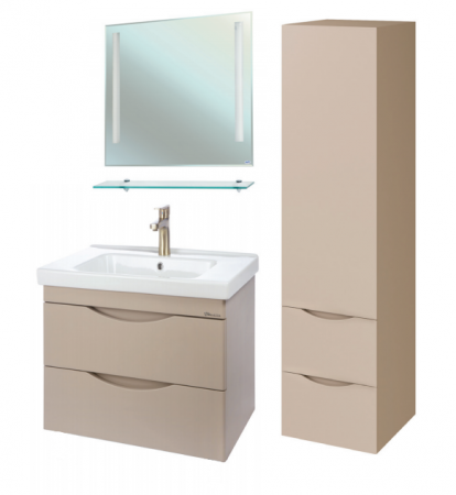 Шкаф-пенал Bellezza Санриса капучино фото