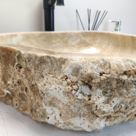 Накладная раковина из оникса Erozy BL EO-00692 (56*45*15см) фото