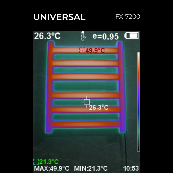 Полотенцесушитель электрический Fixsen UNIVERSAL FX-7200B черный фото