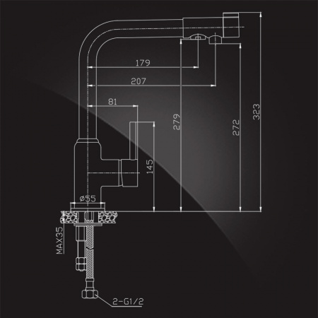 Смеситель для кухни кухни с фильтром для воды Elghansa Kitche Pure Water 5698224 фото