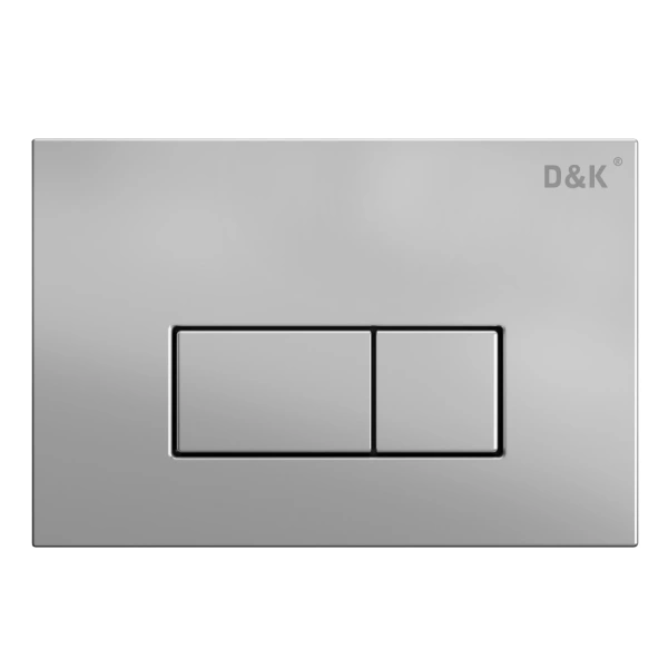 Клавиша смыва для унитаза DQ Rhein DB1499002 матовый хром фото